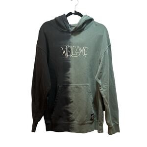 Welcome skateboards chimera black and Atlantic green hoodie men’s medium